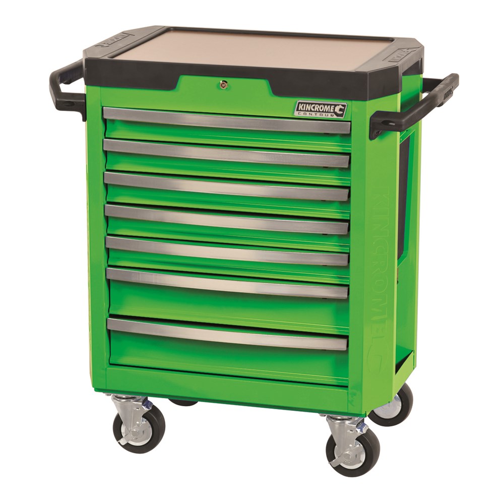 KINCROME TROLLEY 7 DRAWER CONTOUR MONSTER GREEN